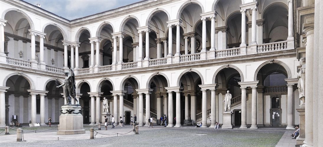 La Pinacoteca di Brera a Milano e il suo palazzo. Storia e Opere